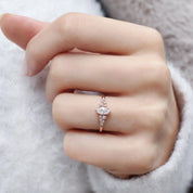 0.50 CT Vintage Özel Tasarım Asimetri Markiz Pırlanta Yüzük