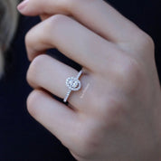 0.50 Karat Oval Pırlanta Tektaş Yüzük