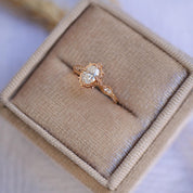 0.55 CT Vintage Aria Tasarım Pırlanta Yüzük