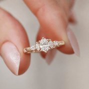 0.60 Karat D SI2 GIA Sertifikalı Vintage Diana Pırlanta Yüzük