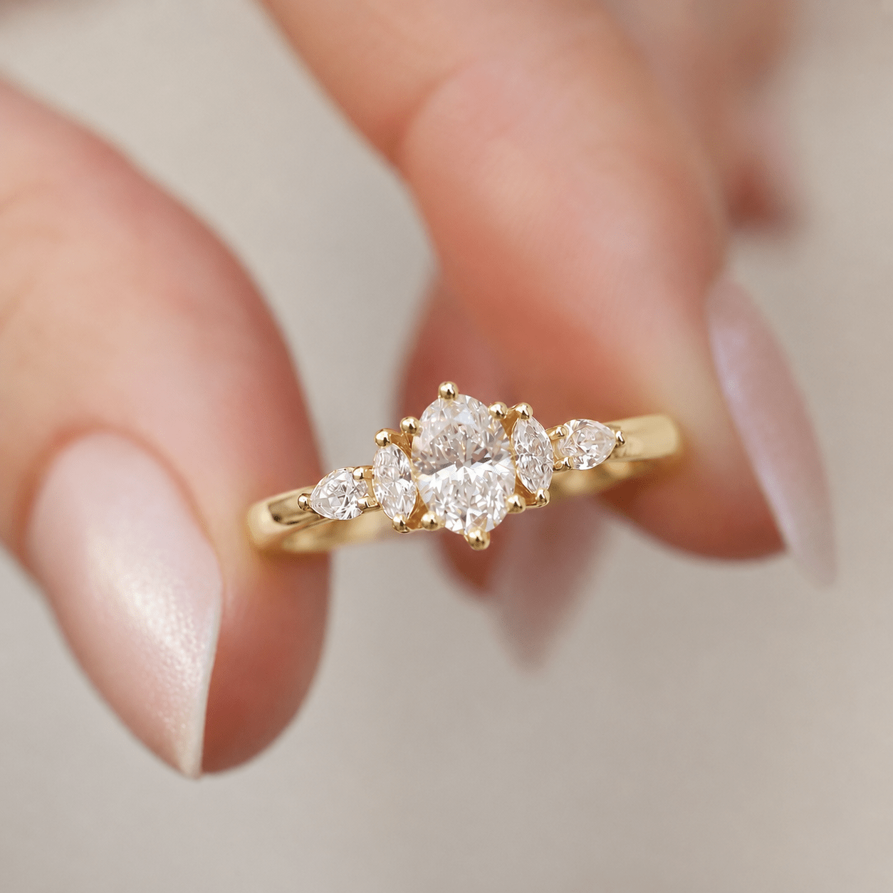0.60 Karat D VS2 GIA Sertifikalı Vintage Diana Pırlanta Yüzük
