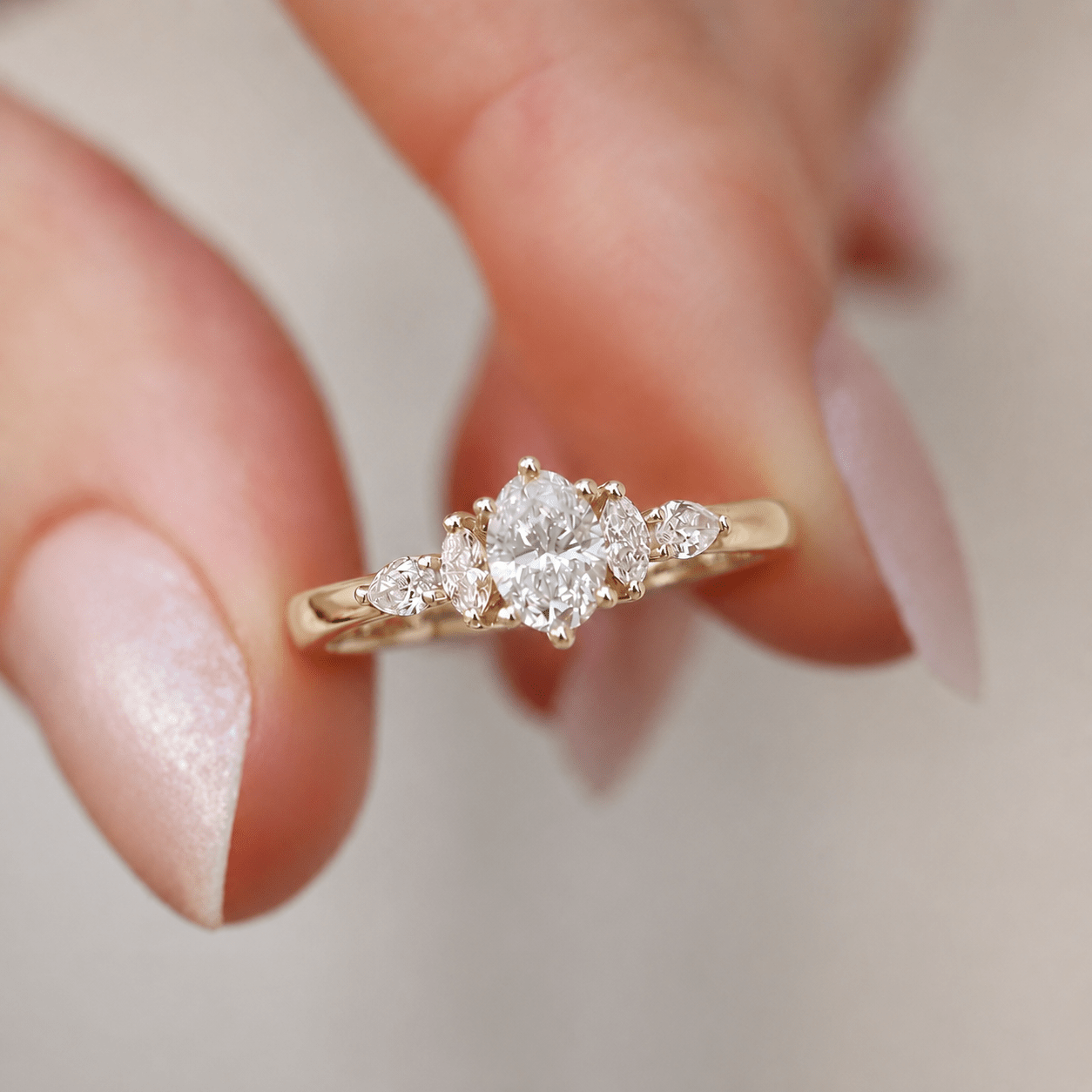 0.60 Karat D VS2 GIA Sertifikalı Vintage Diana Pırlanta Yüzük