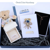 0.60 Karat H SI2 HRD Sertifikalı Vintage Diana Pırlanta Yüzük