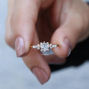 0.65 CT Vintage Pırlanta Prenses Yüzük