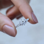 0.65 CT Vintage Pırlanta Prenses Yüzük