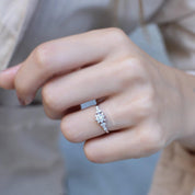 0.65 CT Vintage Pırlanta Prenses Yüzük