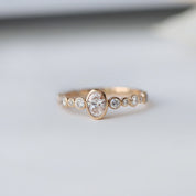 0.70 Karat Vintage Olivia Pırlanta Yüzük