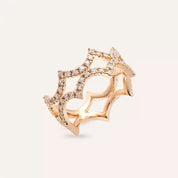 0.73 CT Pırlanta Taşlı Rose Altın Yüzük