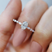 0.90 CT F SI2 GIA Sertifikalı Vintage Elena Pırlanta Yüzük