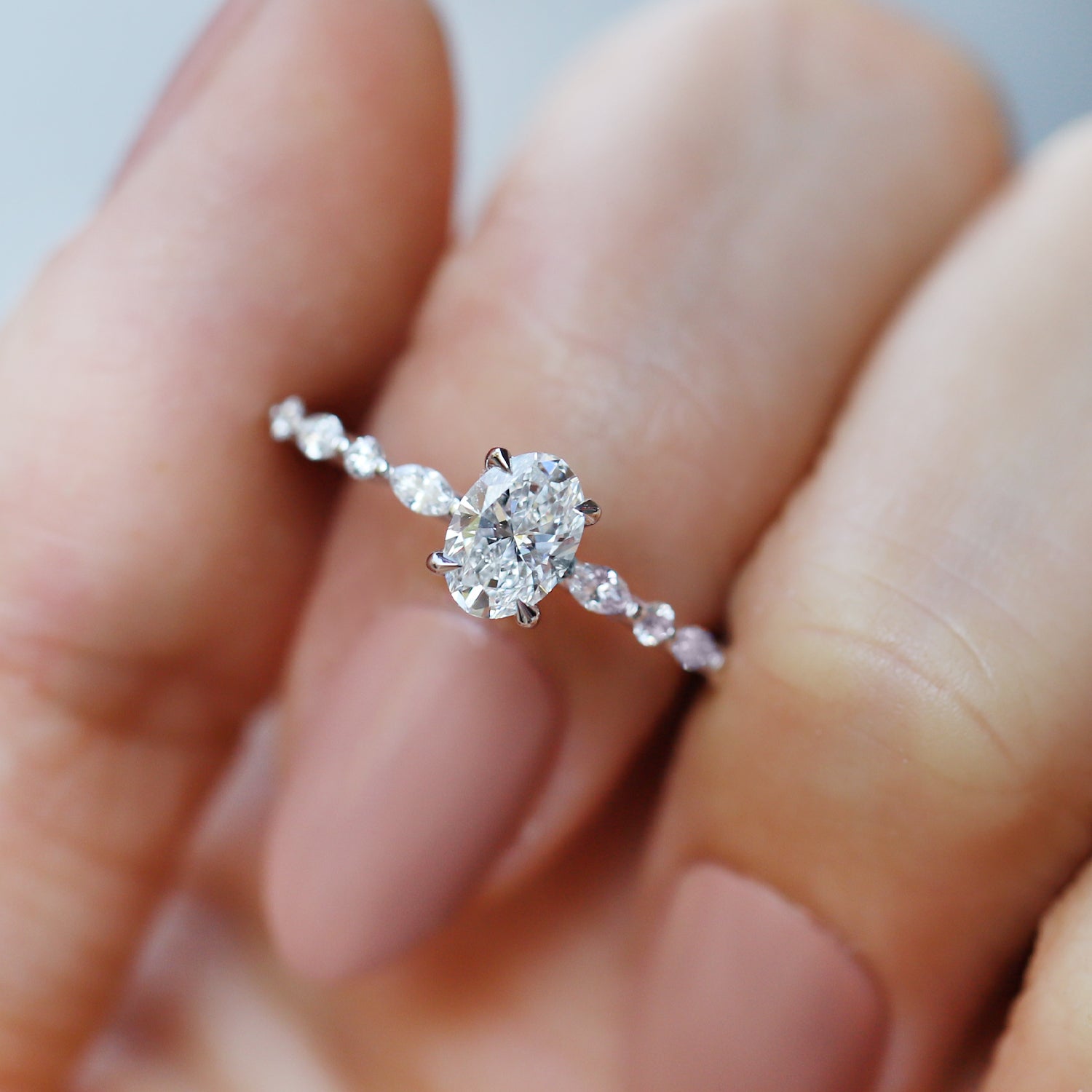 0.90 CT F SI2 GIA Sertifikalı Vintage Elena Pırlanta Yüzük