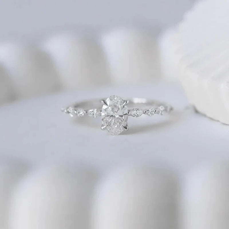 0.90 Karat E SI2 GIA Sertifikalı Vintage Elena Pırlanta Yüzük