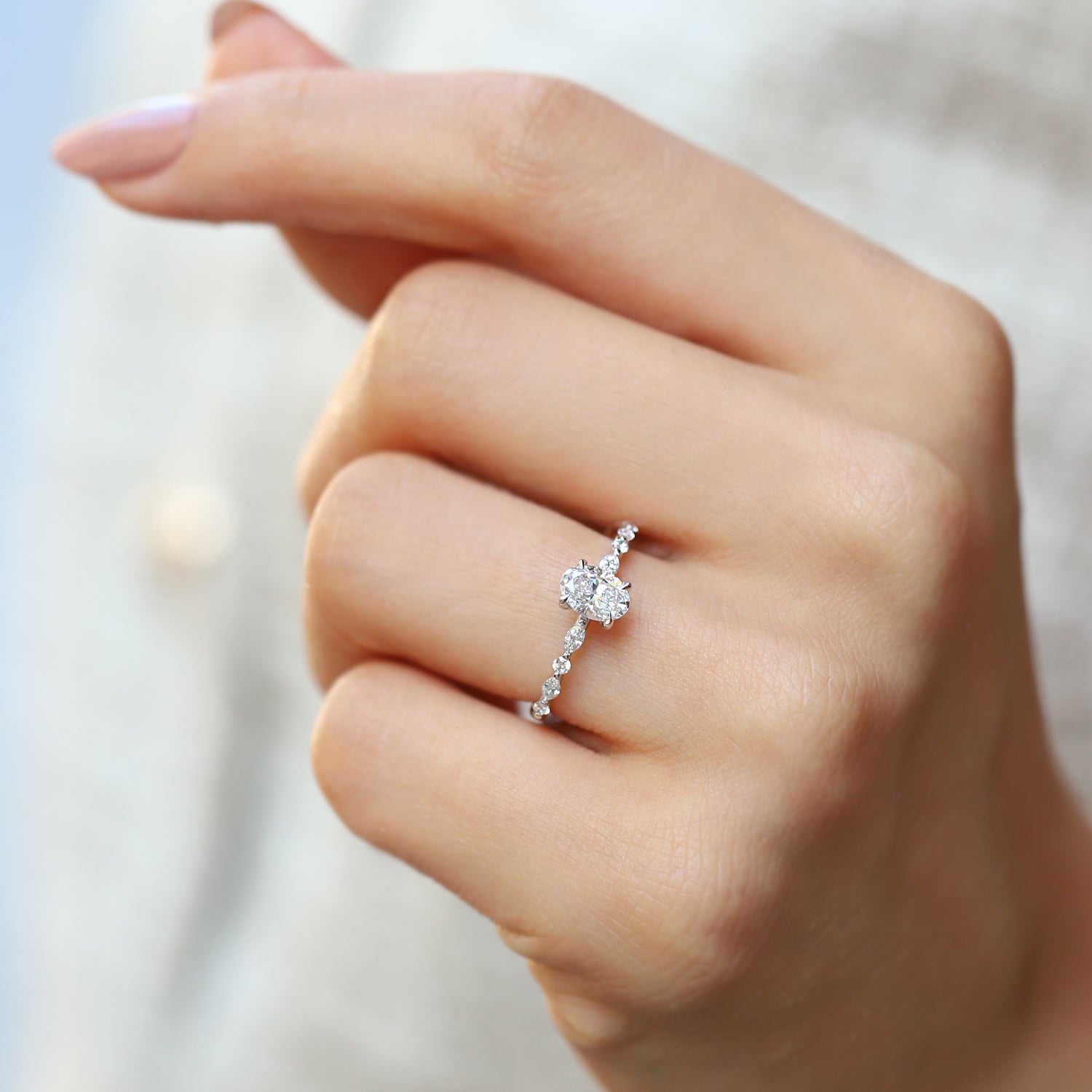 0.90 Karat F SI2 GIA Sertifikalı Vintage Elena Pırlanta Yüzük