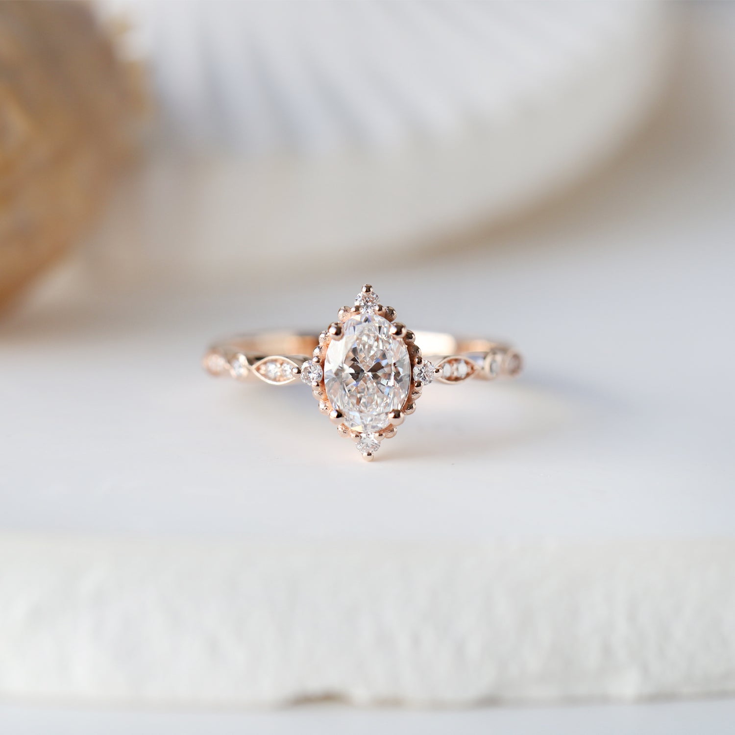 0.92 Karat F SI2 GIA  Sertifikalı Mini Selius Pırlanta Yüzük