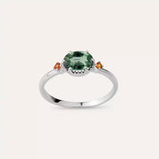Swing 0.94 CT Green Safir ve Orange Safir Taşlı Yüzük