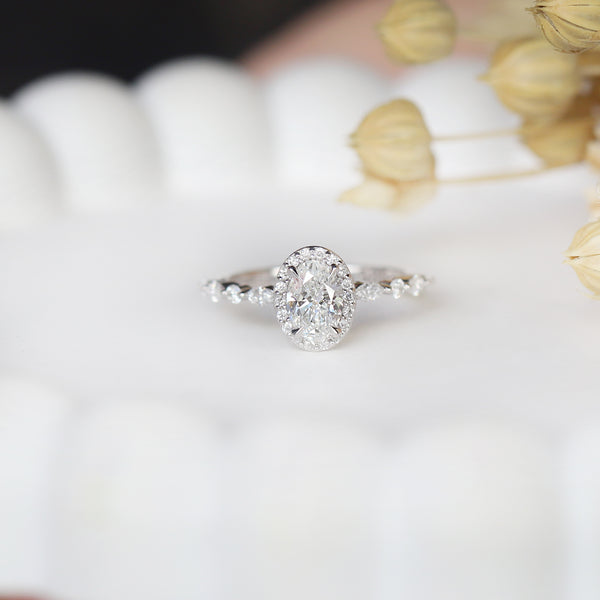 1.00 CT GIA E SI2 Sertifikalı Vintage Elena Pırlanta Yüzük