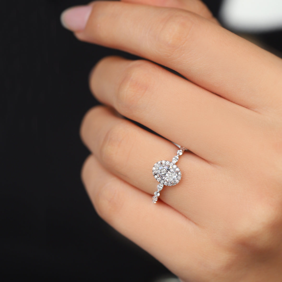 1.00 CT GIA E SI2 Sertifikalı Vintage Elena Pırlanta Yüzük