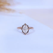 1.00 Karat F SI2 HRD Vintage Aria Tasarım Pırlanta Yüzük