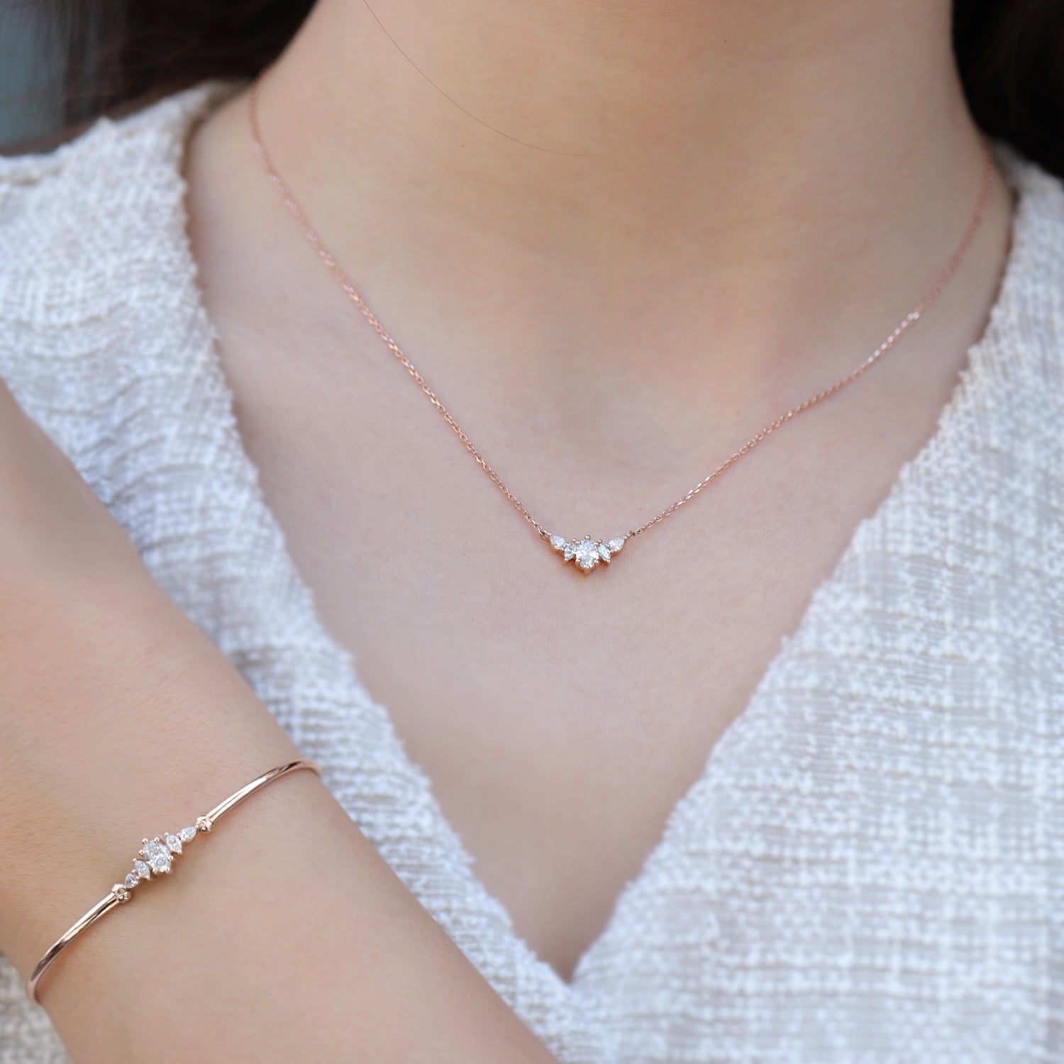 1.00 Karat Tasarım Diana Pırlanta Set