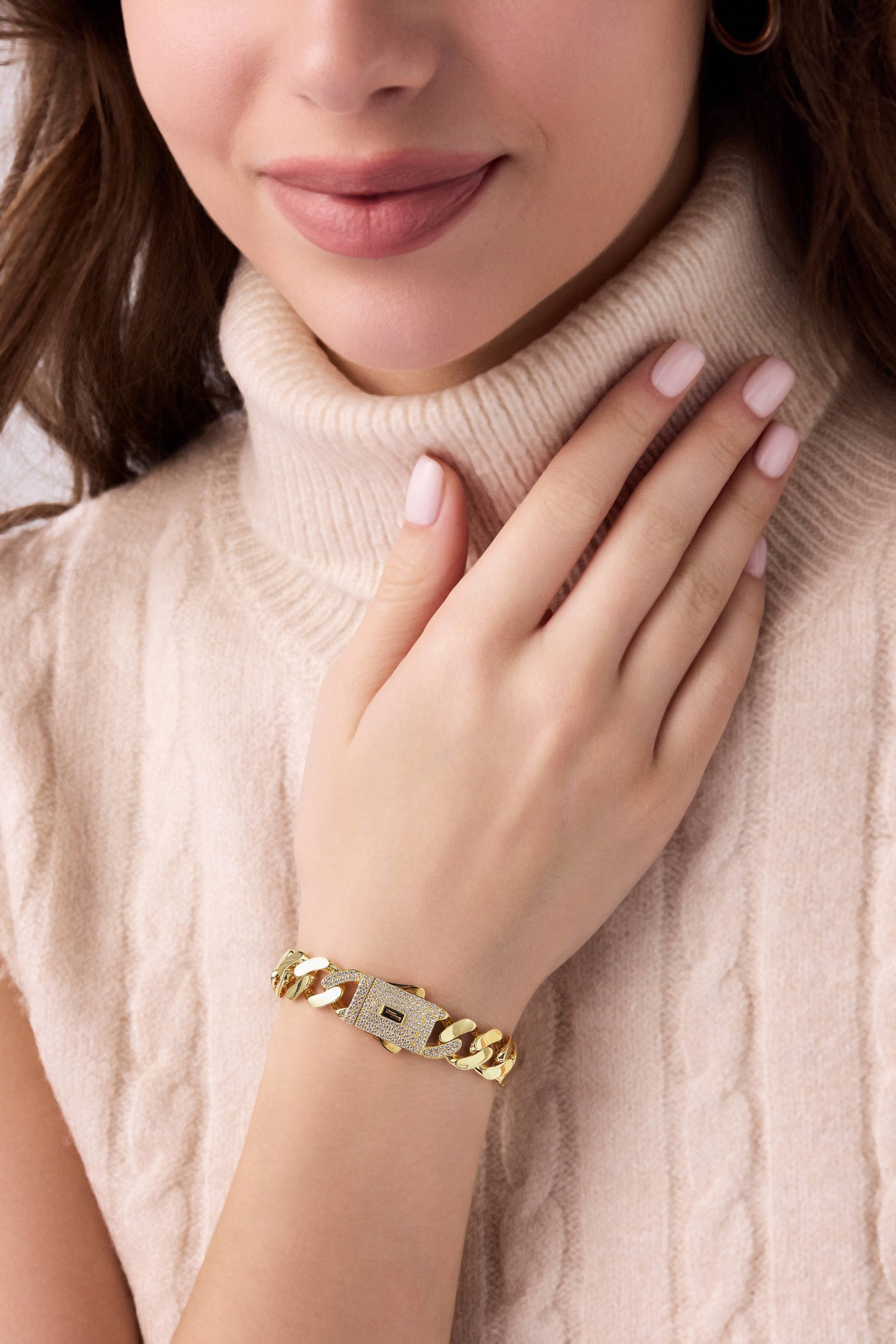 11 Mm Gurmet Bileklik (Taşlı Kilit)