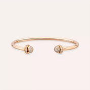 1.10 CT Pırlanta Taşlı Rose Altın Bilezik