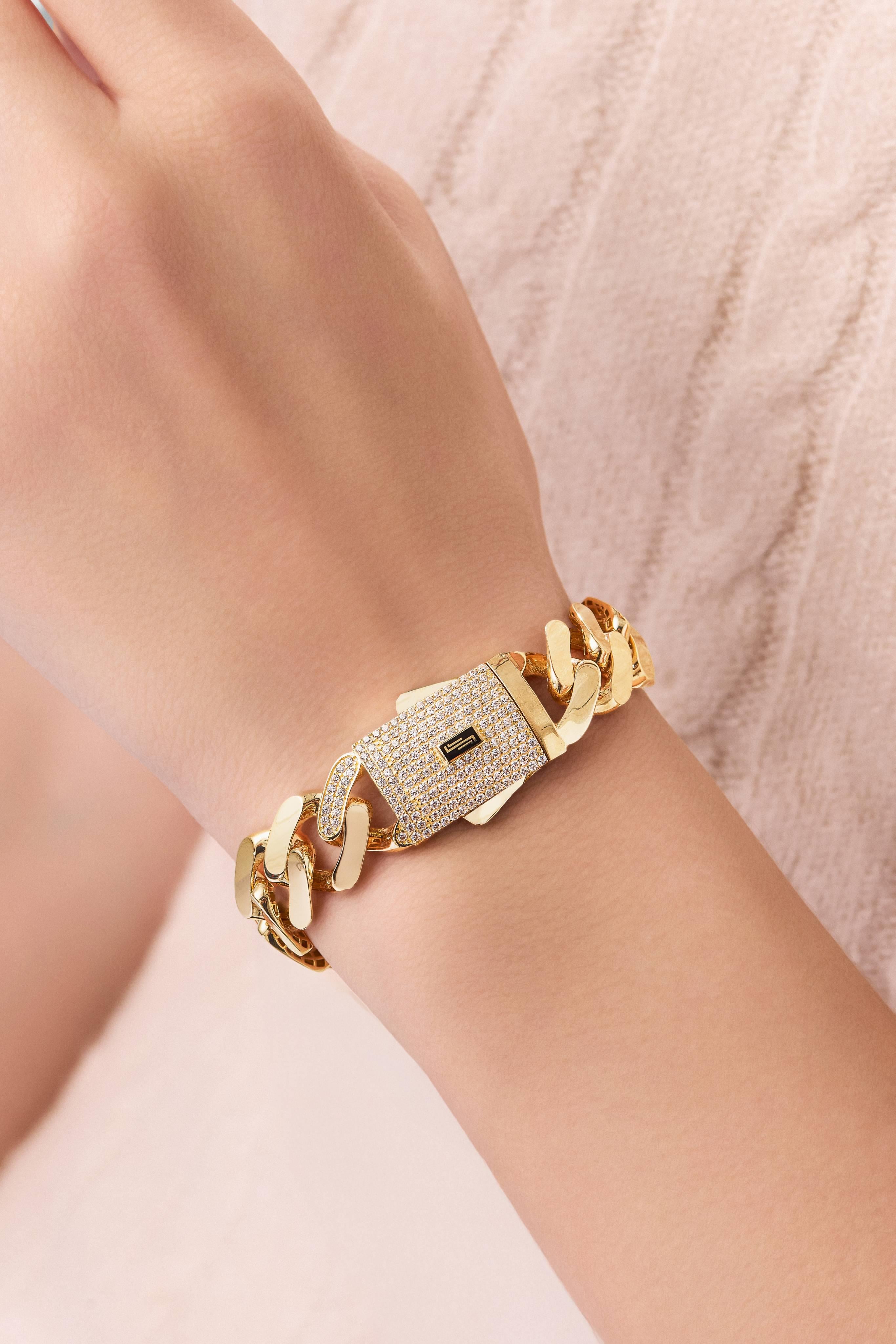 13 Mm Gurmet Bileklik (Taşlı Kilit)