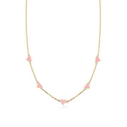 14 Ayar Altın 5'li Love Mineli Kolye