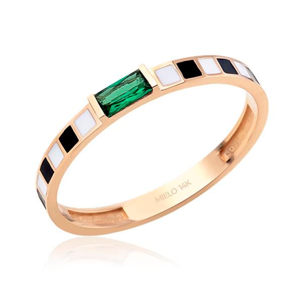 14 Ayar Altın Abierto Yüzük