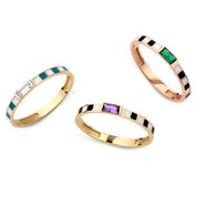 14 Ayar Altın Abierto Yüzük