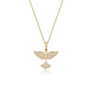 14 Ayar Altın Anka Kuşu Kolye