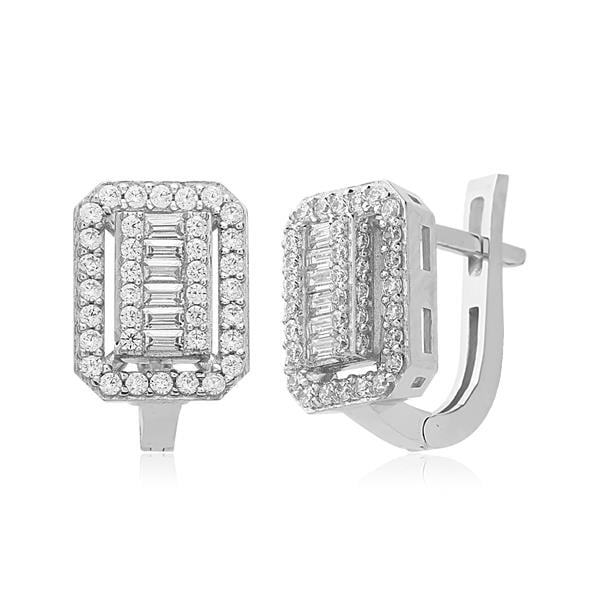 14 Ayar Altın Baget Küpe