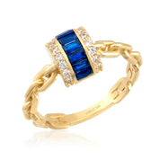 14 Ayar Altın Baget Yüzük