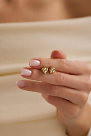 14 Ayar Altın Büyük Boy Sarmaşık Küpe