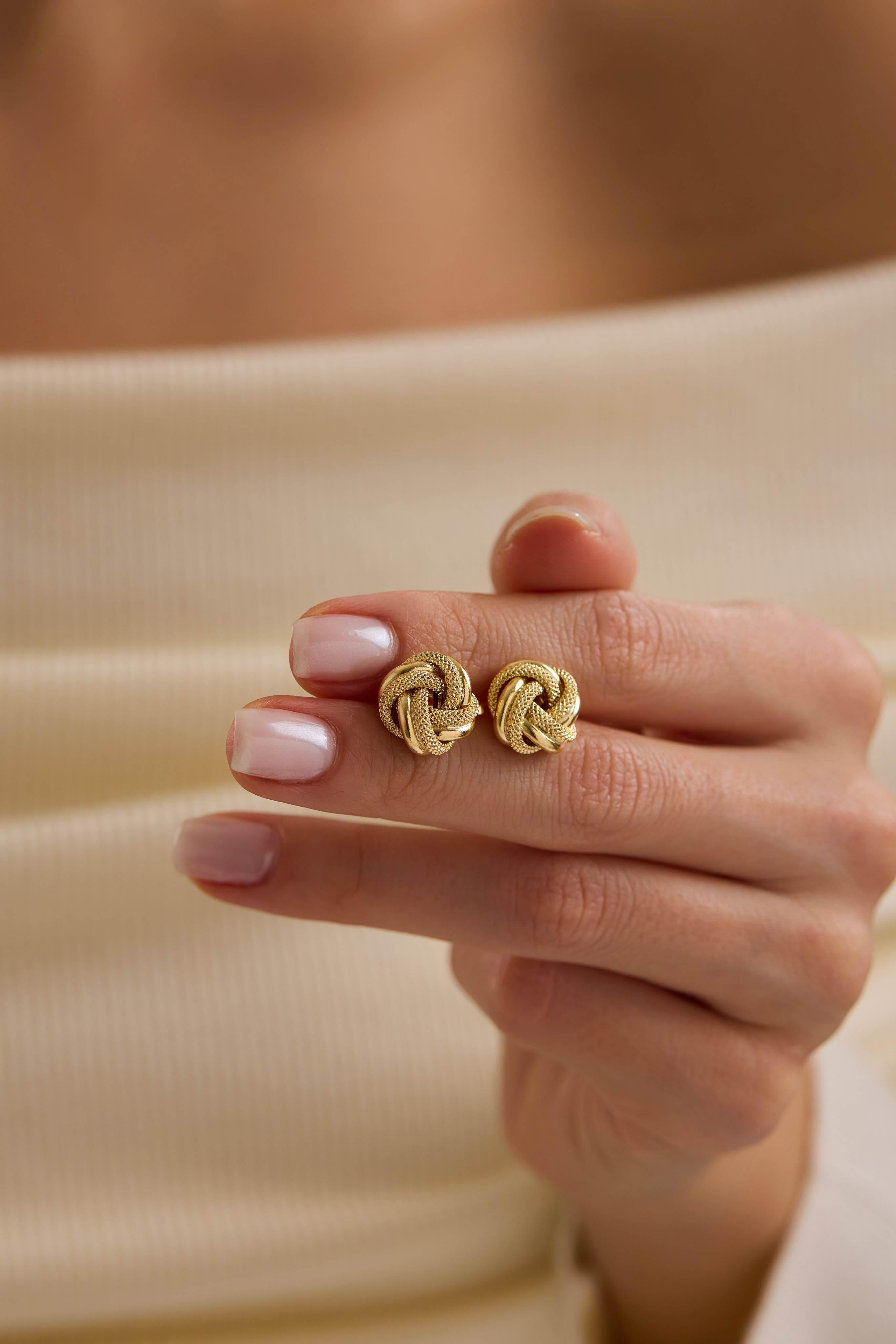 14 Ayar Altın Büyük Sarmaşık Küpe