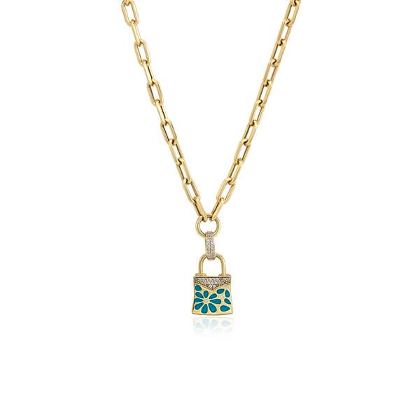 14 Ayar Altın Cadena Kolye