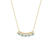 14 Ayar Altın Çoklu Göz Kolye