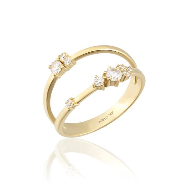 14 Ayar Altın Dafne Yüzük