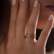 14 Ayar Altın Dafne Yüzük