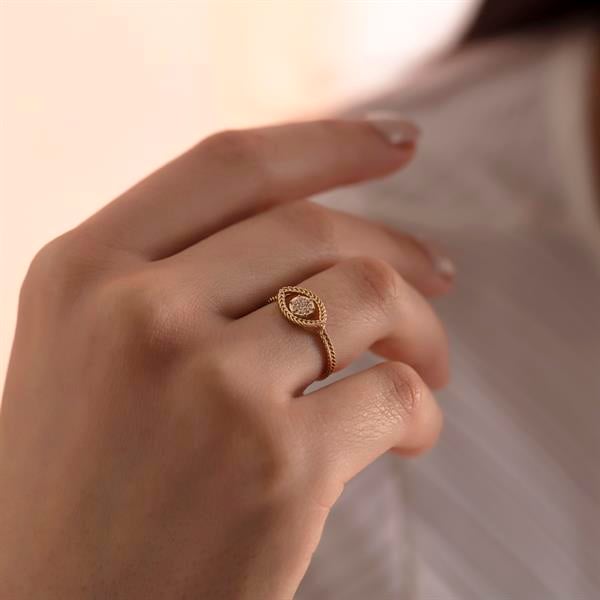 14 Ayar Altın Dafne Yüzük