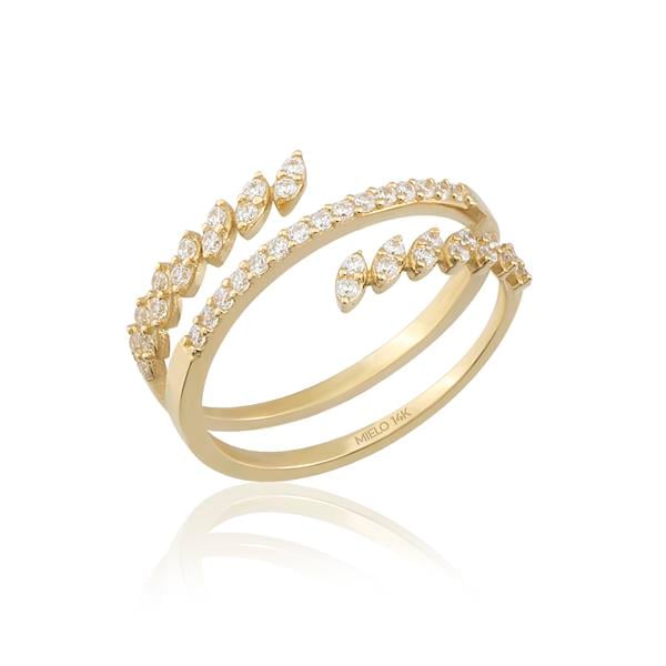 14 Ayar Altın Dafne Yüzük