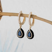 14 Ayar Altın Damla Küpe