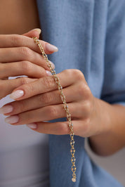 14 Ayar Altın Dorika Bileklik