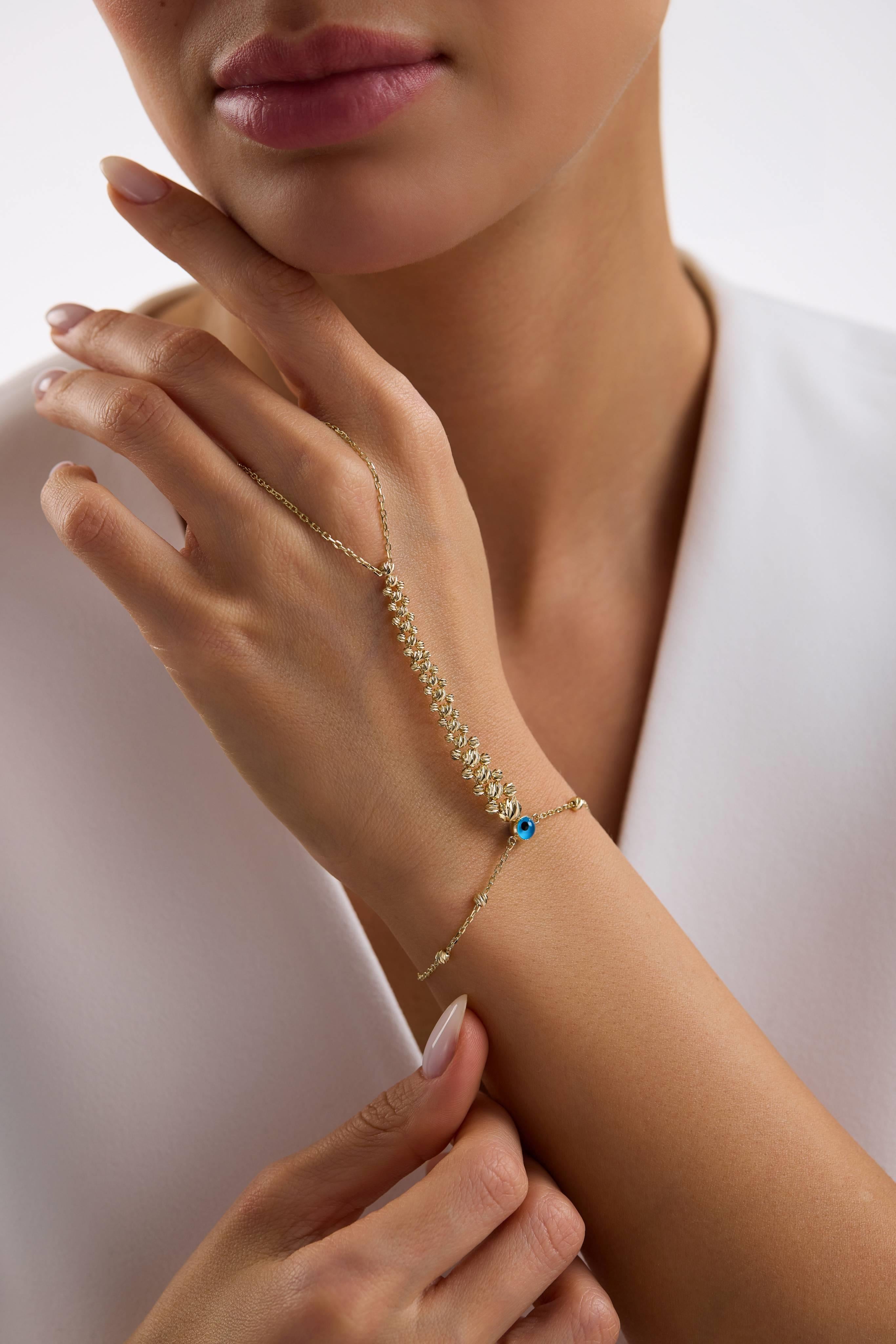 14 Ayar Altın Dorika Nazar Şahmeran