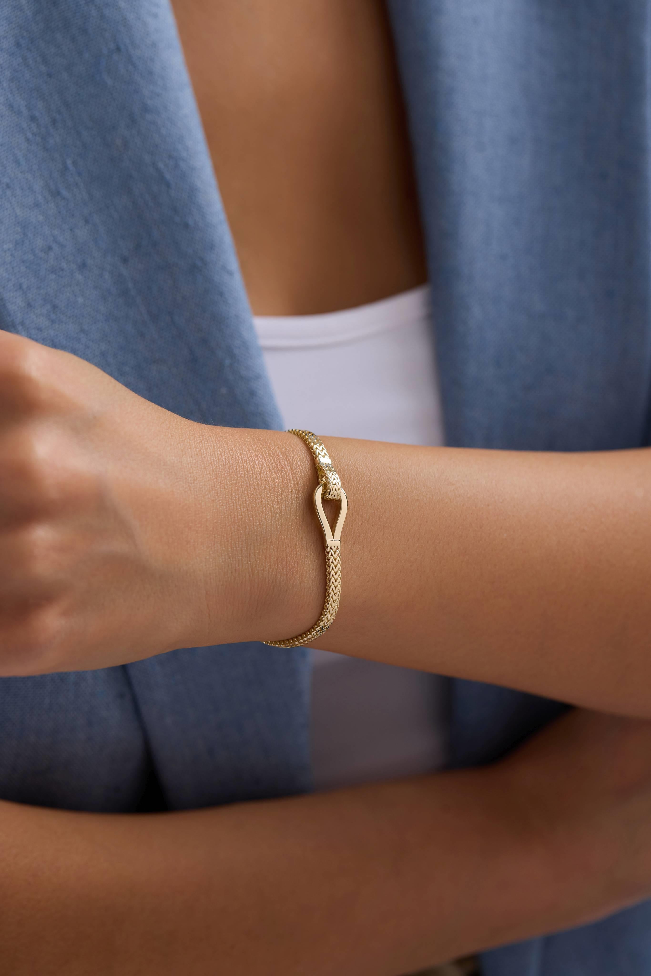 14 Ayar Altın Düğüm Bileklik