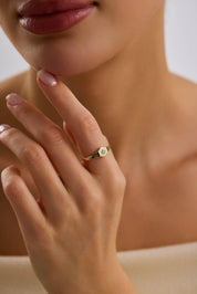 14 Ayar Altın Firuze Yüzük