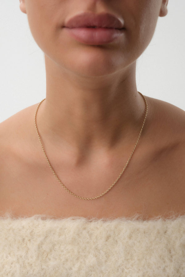 14 Ayar Altın Forse Zincir Kolye