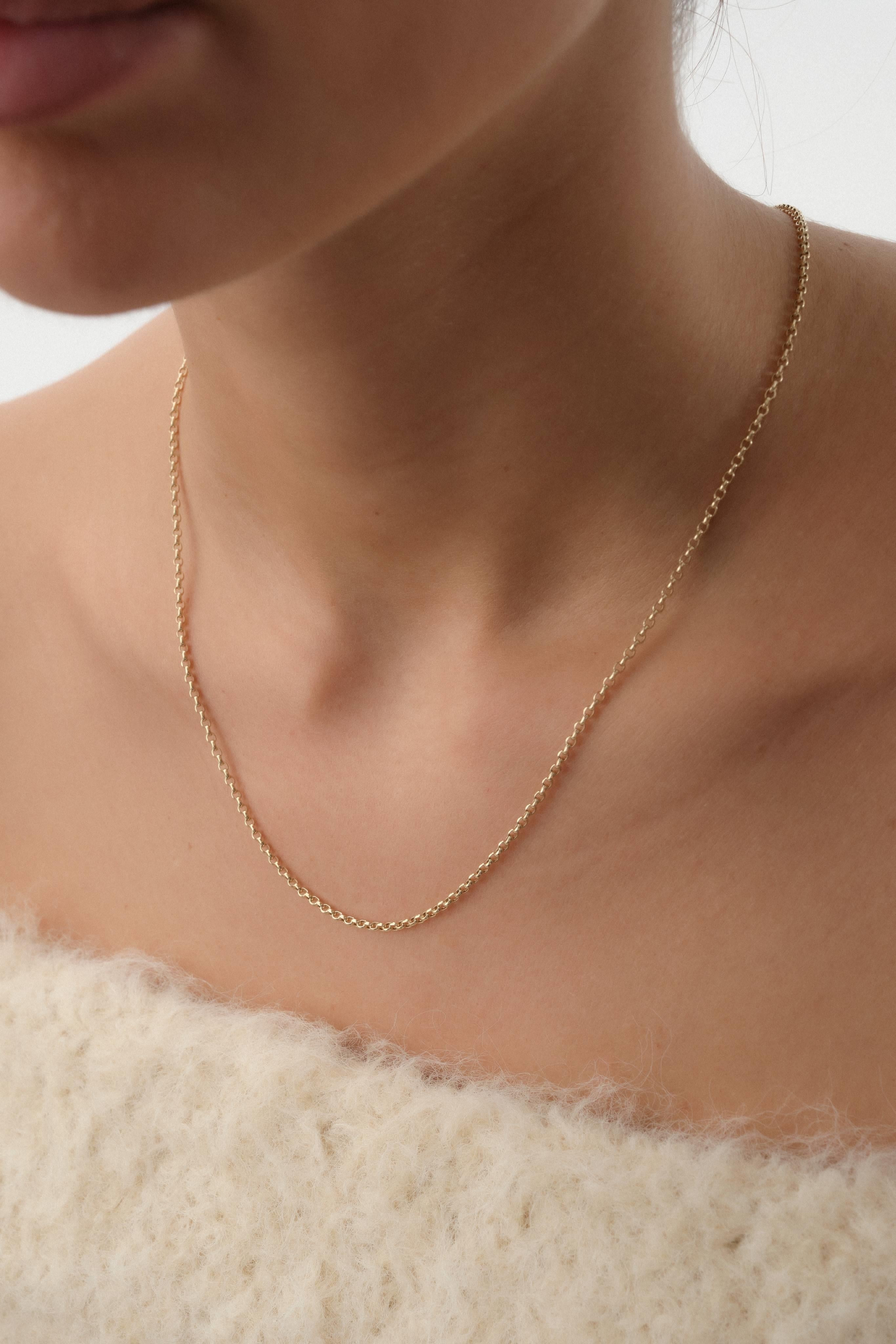 14 Ayar Altın Forse Zincir Kolye