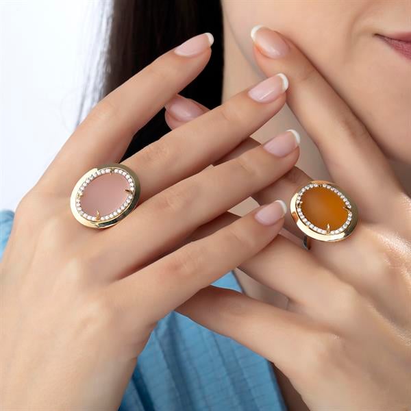 14 Ayar Altın Frozen Yüzük