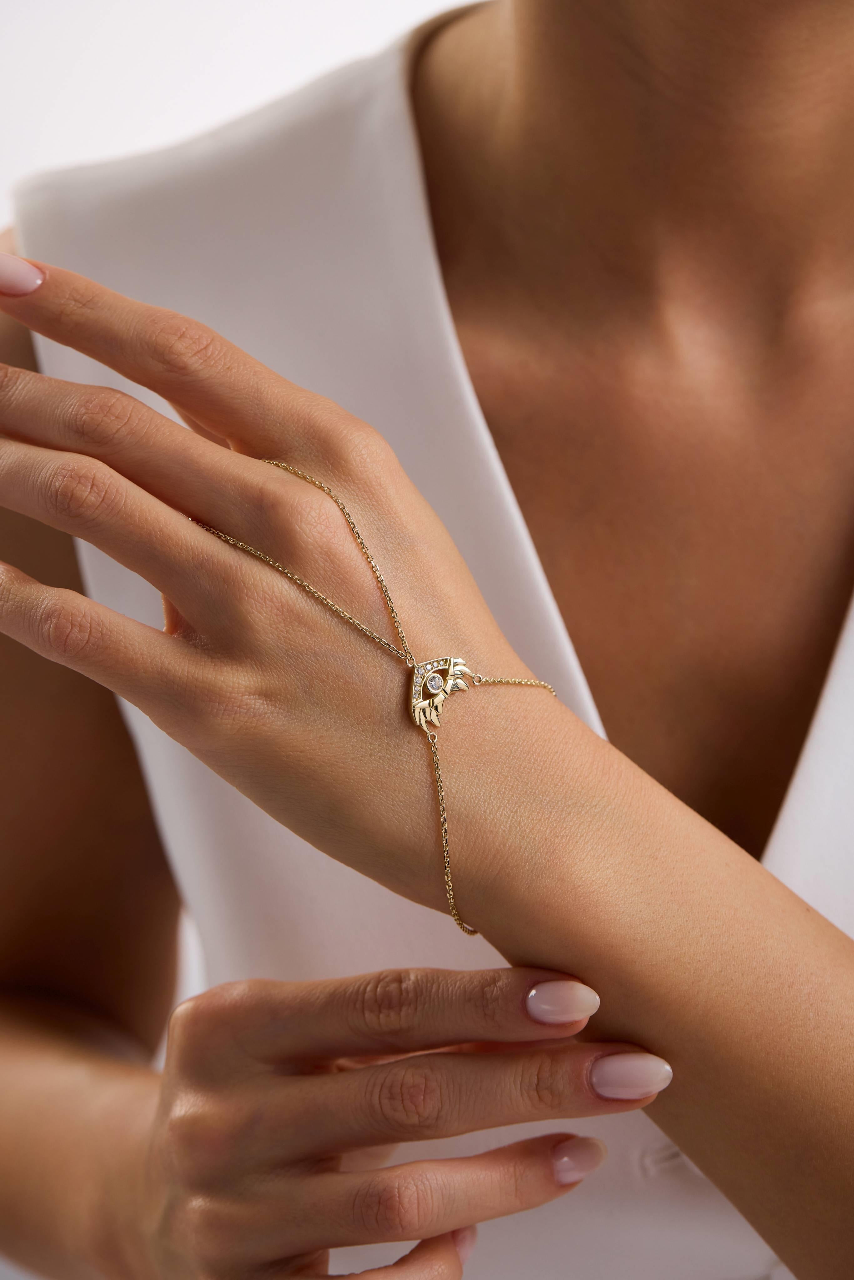 14 Ayar Altın Göz Şahmeran