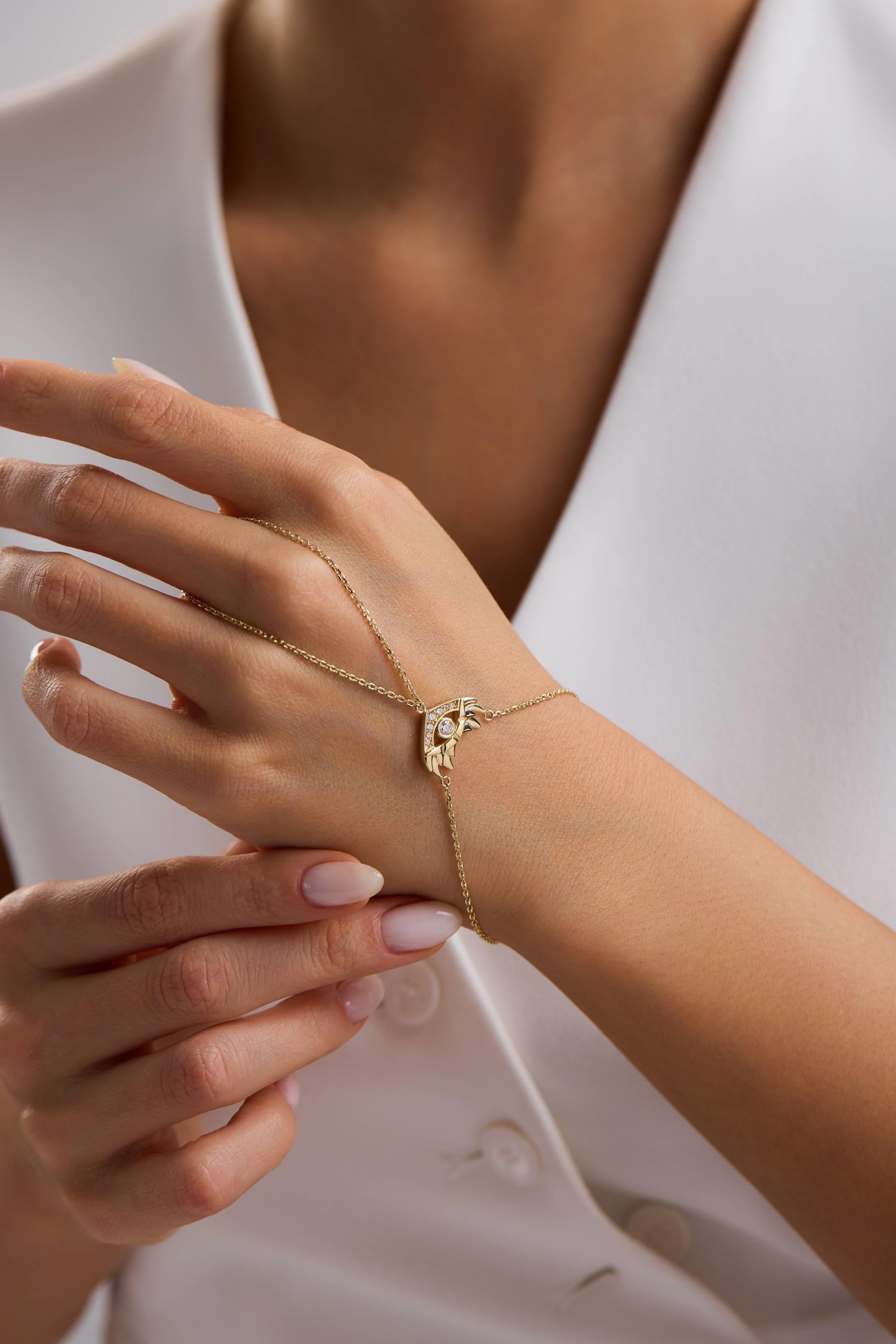 14 Ayar Altın Göz Şahmeran