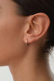 14 Ayar Altın Halka Küpe